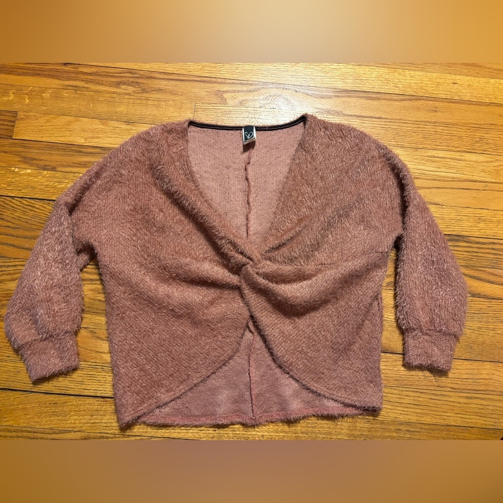 Windsor Mauve Twist Front Cardigan